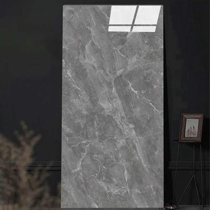 Azulejo singular esmaltado de cerámica rectangular de 29,53 "x 59,06" para piso (paquete de 2) Marmol Clearhalo