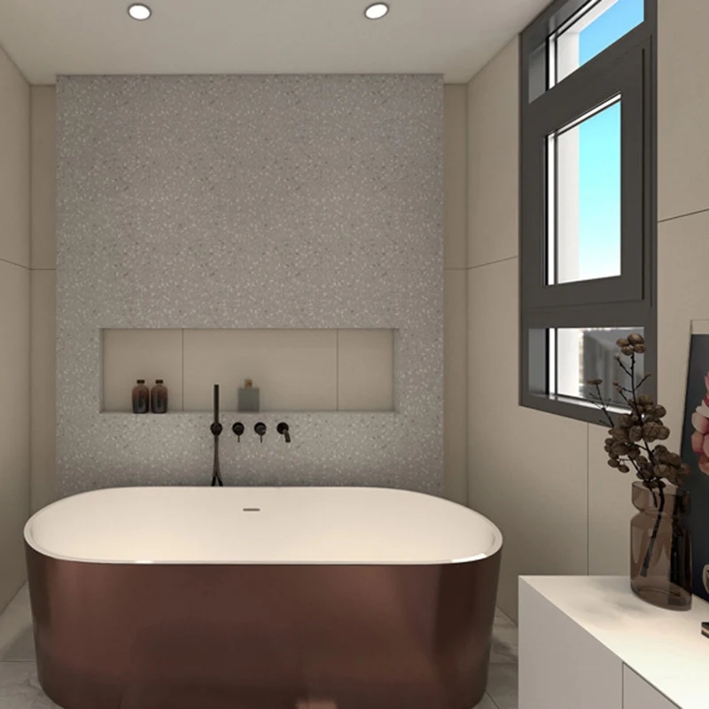 Azulejo Singular Porcelánico Retangular Azulejo Singular Mate para Piso (Paquete de 2) Blanco Clearhalo