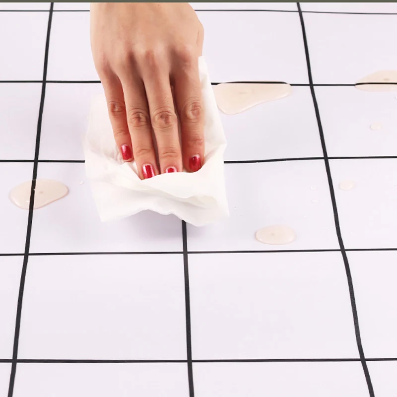 Azulejos modernos para despegar y pegar Placa para salpicaduras de un solo azulejo para despegar y pegar Plata Clearhalo