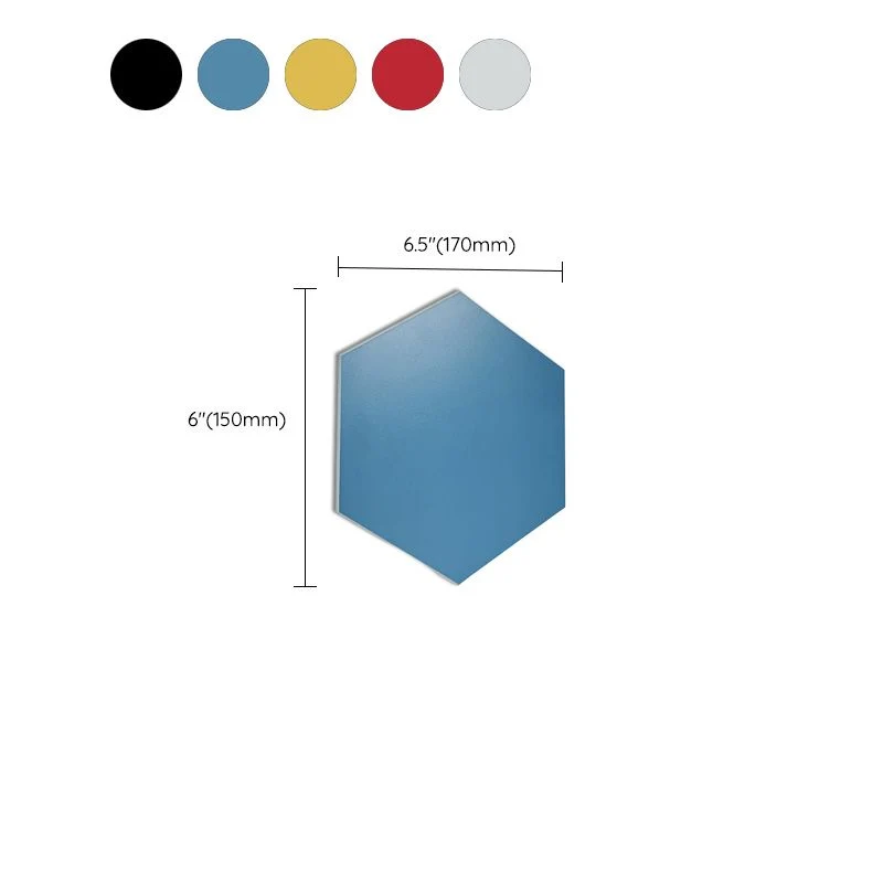 Azulejos para despegar y pegar, protector contra salpicaduras hexagonal para despegar y pegar, paquete de 20 Blanco Clearhalo
