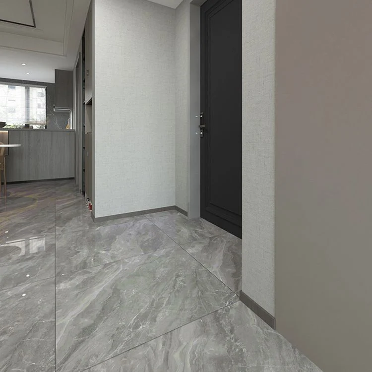 Baldosa cuadrada para piso y pared Baldosa de porcelana pulida impresa en mármol Clearhalo