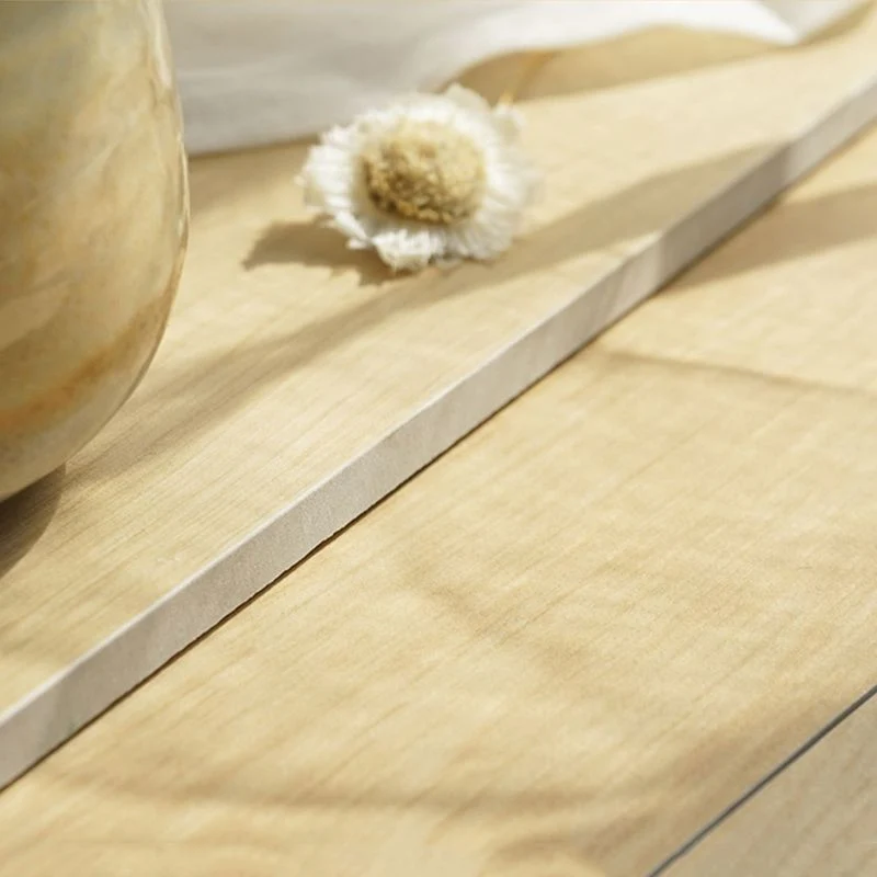 Baldosa de estilo moderno resistente al agua con efecto de madera, baldosa de borde recto Albaricoque Clearhalo