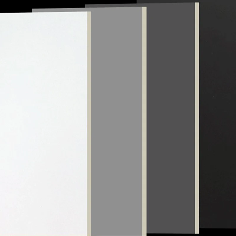 Baldosa impermeable de color puro, baldosa de estilo moderno rectangular con borde recto Gris Clearhalo