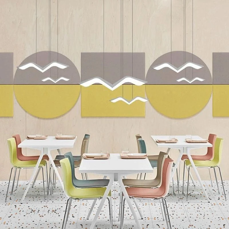 Baldosa impermeable de estilo moderno, baldosa cuadrada con borde recto y efecto terrazo Rosa Clearhalo