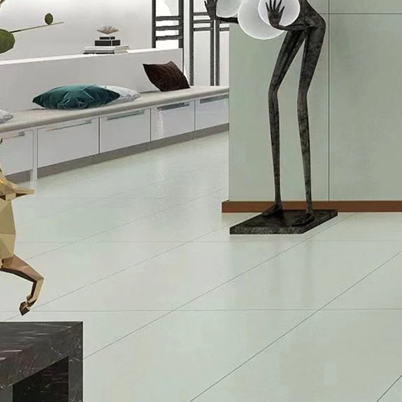 Baldosa interior de porcelana rectangular sólida para pared de salón Gris Clearhalo
