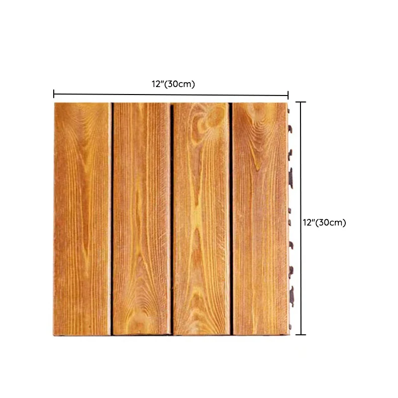 Baldosa de madera Pisos de tablones impermeables con bloqueo de clic de madera maciza Clearhalo