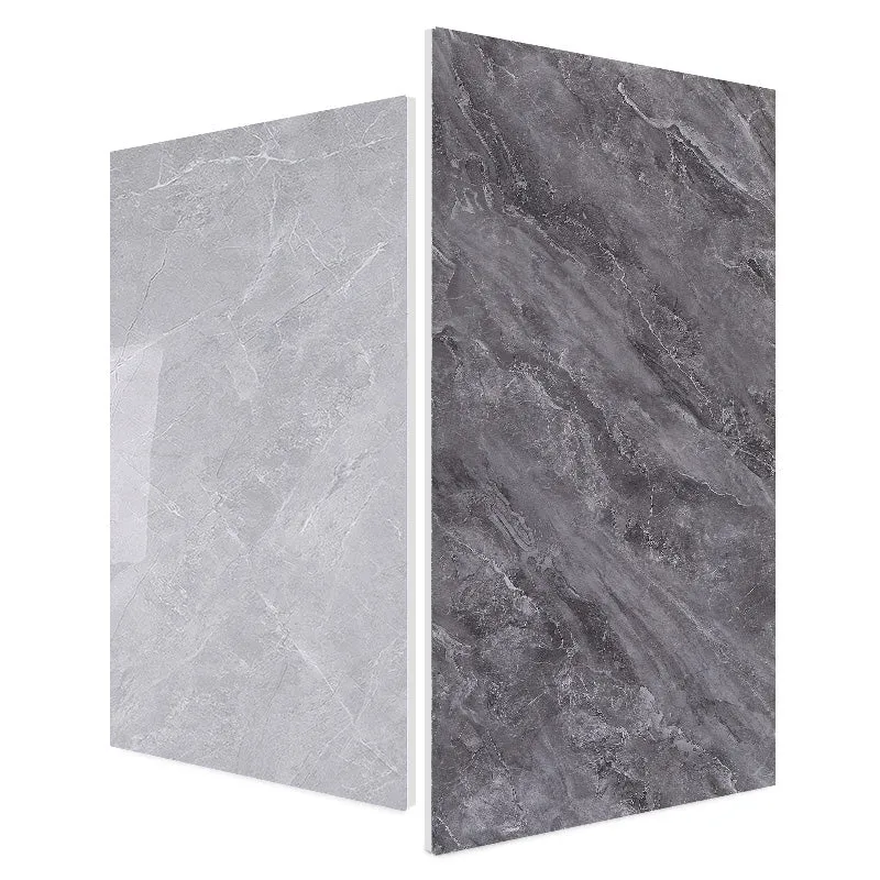 Baldosa de mármol, baldosa singular rectangular pulida antideslizante, antideslizante Gris Clearhalo