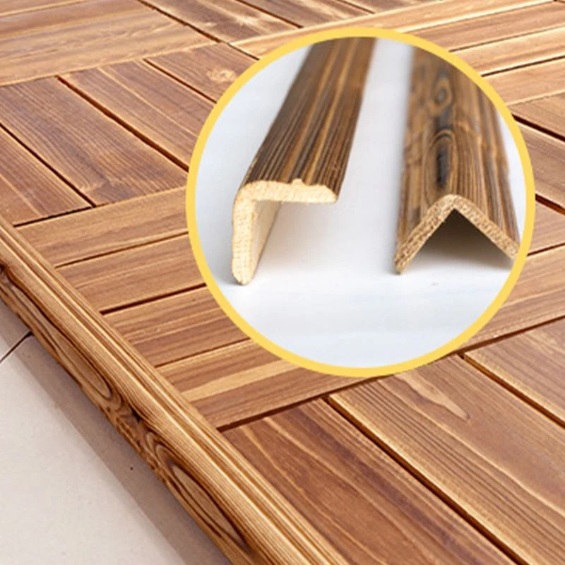 Baldosa de pino resistente al agua Click Lock Tradición Piso de madera para sala de estar Clearhalo