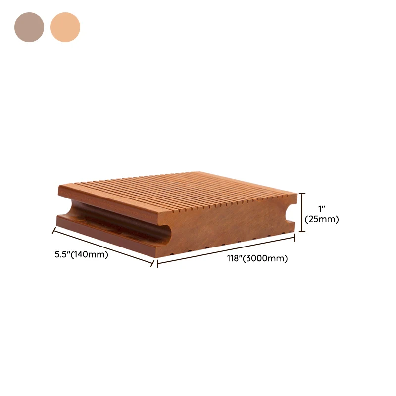 Baldosa de piso al aire libre moderna Baldosa antideslizante impermeable de madera Clearhalo