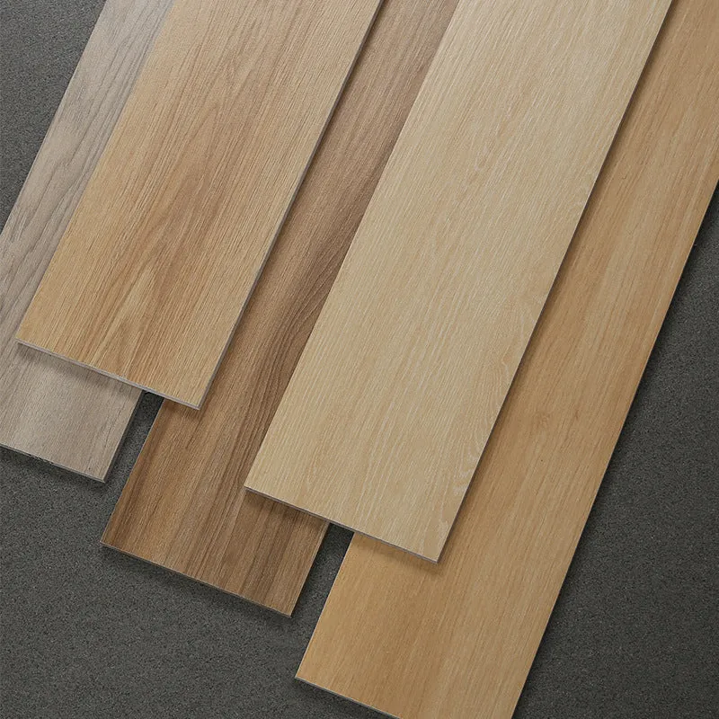 Baldosa de piso de cerámica cincelada teñida rectangular para sala de estar interior Gris Clearhalo