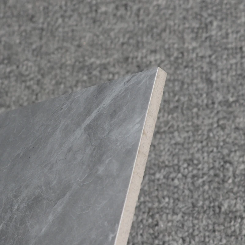 Baldosa rectangular de borde recto con apariencia de mármol de mosaico singular gris Marmol Clearhalo