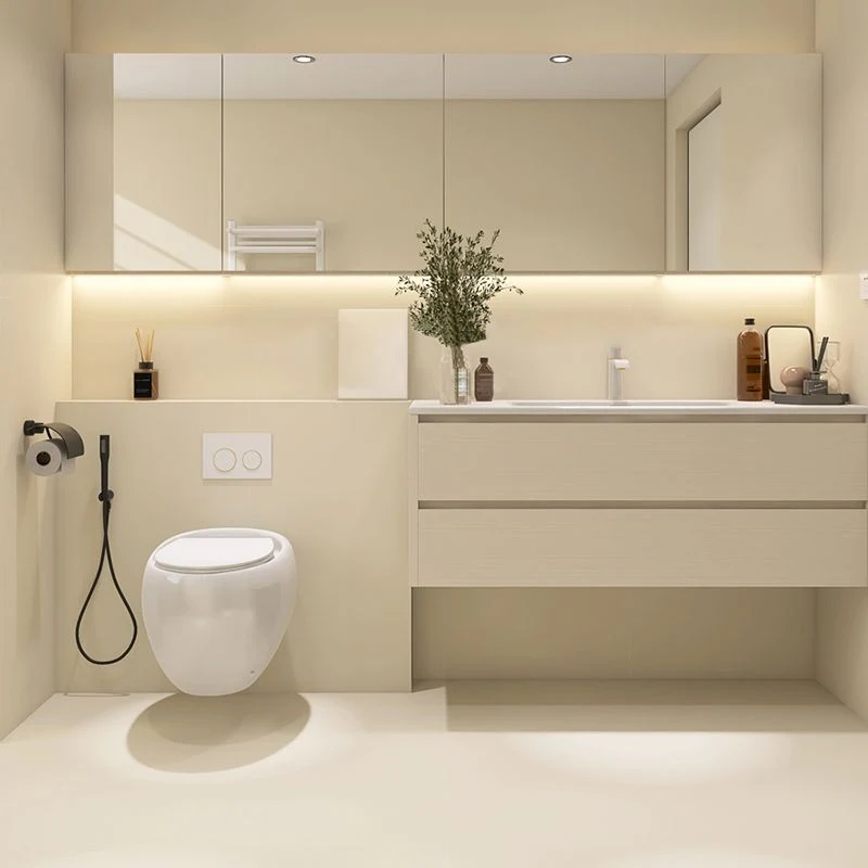 Baldosa rectangular de color puro, borde recto, resistente los arañazos Blanco Clearhalo