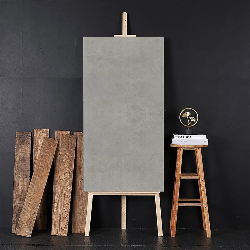 Baldosa rectangular para pared y piso Baldosa para piso y pared de mármol de imitación de borde recto Gris Clearhalo