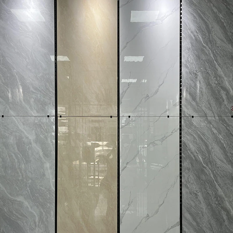 Baldosa rectangular pulida de mosaico singular con apariencia de mármol Topo Clearhalo
