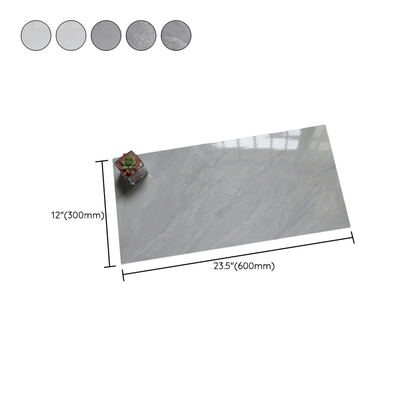 Baldosa rectangular pulida para pared y piso, material mixto, teja con apariencia de mármol Blanco Clearhalo