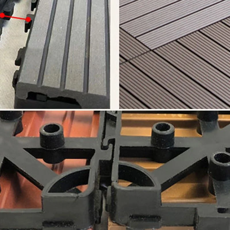 Baldosas entrelazadas para pisos de patio Baldosas para pisos con patrón de rayas Jardín Clearhalo