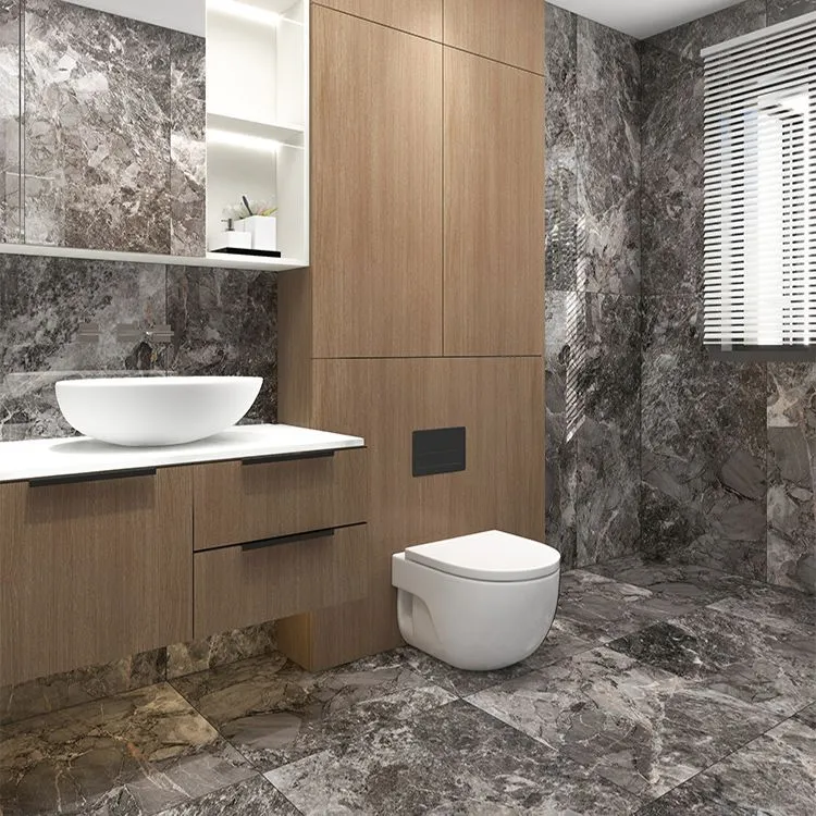 Baldosas esmaltadas para pisos y paredes Baldosas para pisos y paredes interiores con forma rectangular Clearhalo