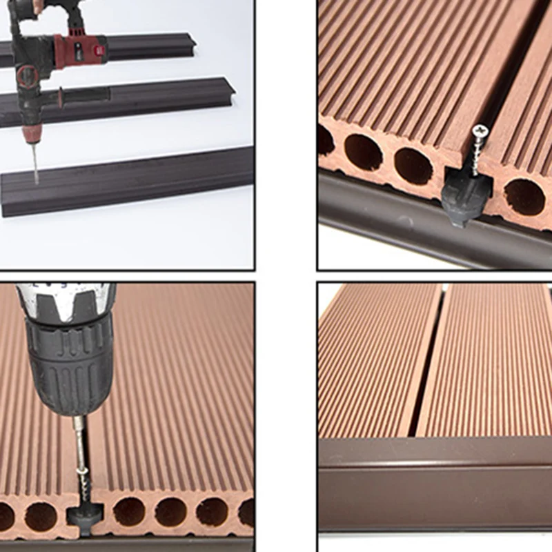 Baldosas de madera para exteriores Baldosas impermeables que se rompen Madera Clearhalo