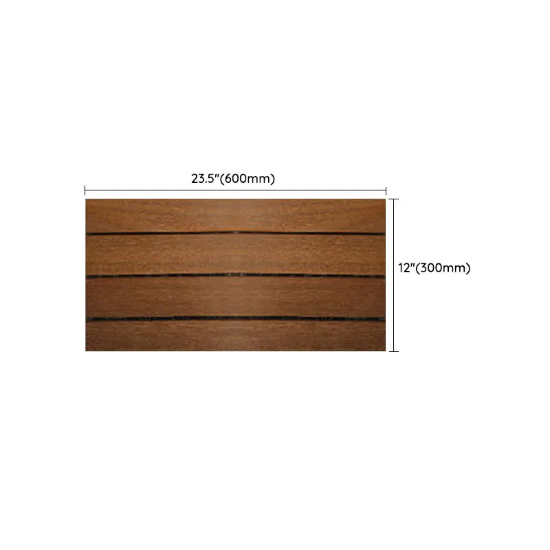 Baldosas de madera para suelos de patio, baldosas impermeables entrelazadas para suelos de patio Clearhalo