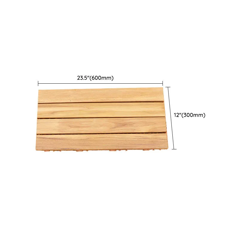 Baldosas para pisos entrelazadas compuestas Tablones de piso de madera para exteriores Clearhalo