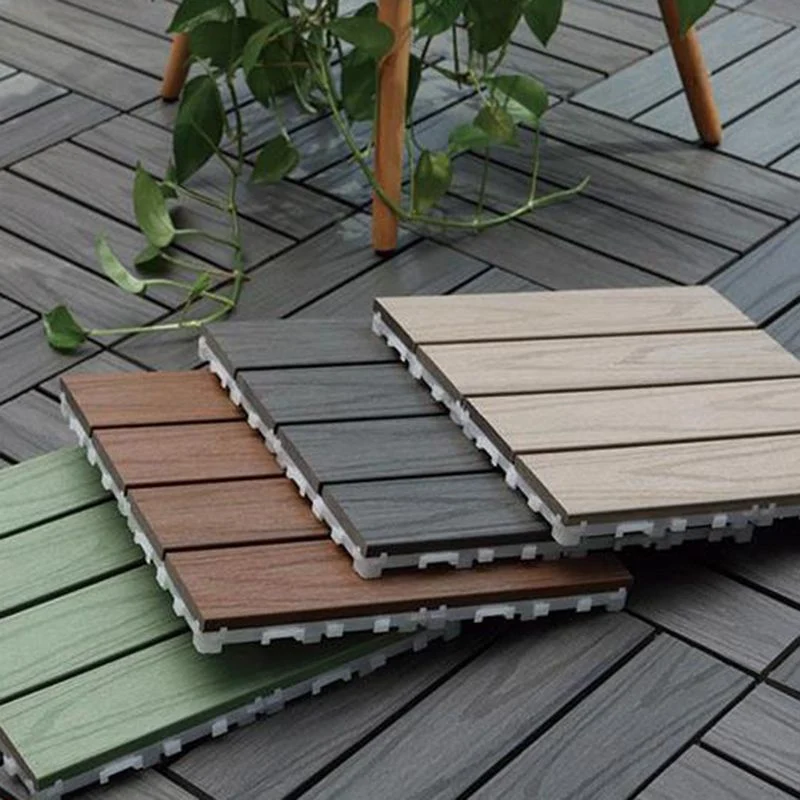 Baldosas para pisos de madera resistentes al agua con cierre de clic y pieza de moldura lateral moderna Clearhalo