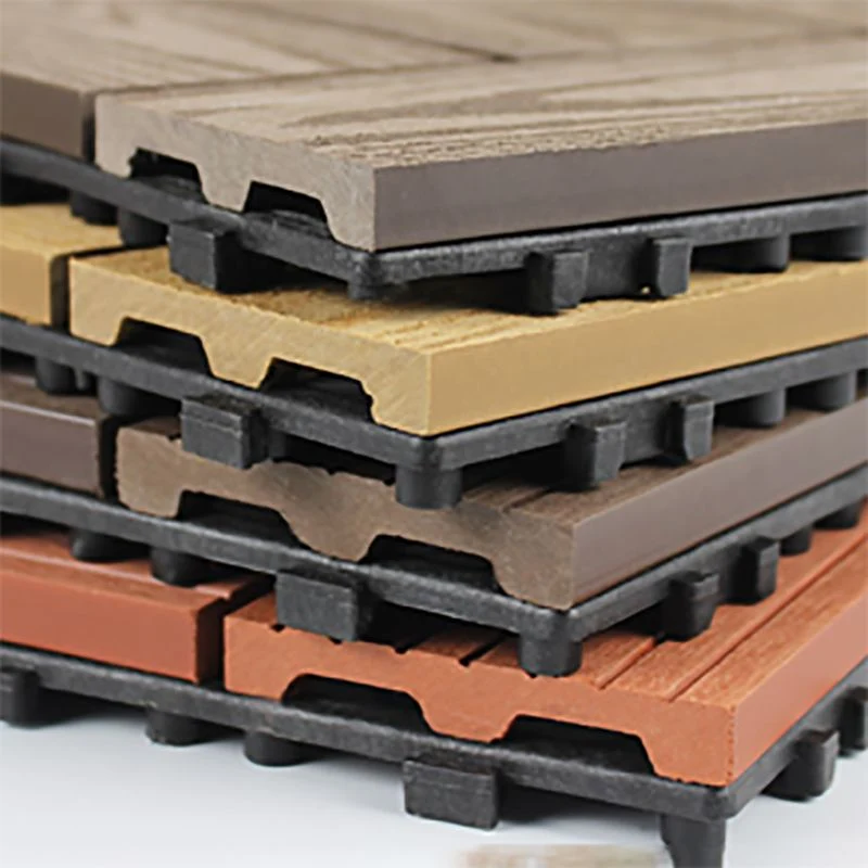 Baldosas para pisos de terraza/patio de 12" x 24" Baldosas para pisos de 4 listones Clearhalo