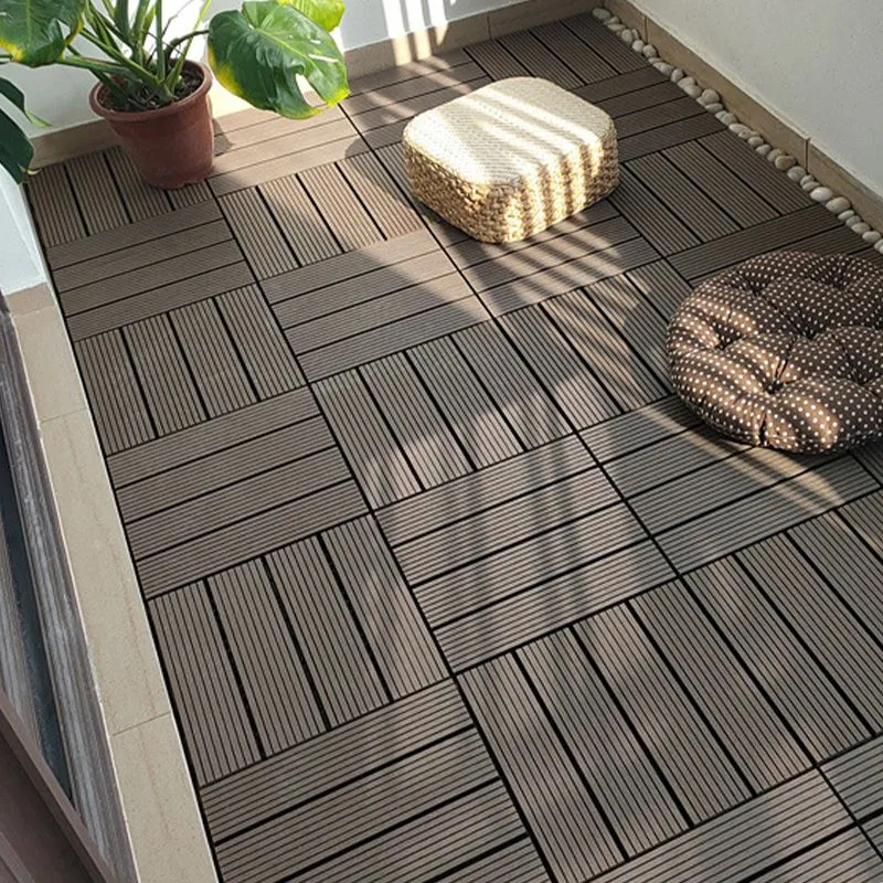 Baldosas para pisos tradicionales Pisos de madera dura con cierre de clic resistentes al agua Gris Clearhalo