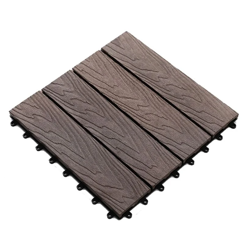 Baldosas para terraza con patrón de rayas, kit de baldosas entrelazadas para patio al aire libre Clearhalo