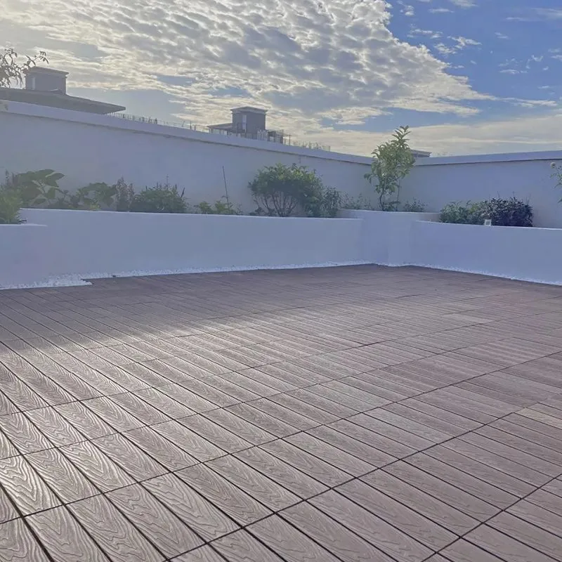 Baldosas para terraza con patrón de rayas, kit de baldosas entrelazadas para patio al aire libre Clearhalo