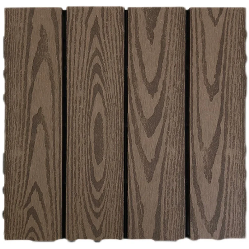 Baldosas para terrazas compuestas de 11,8" x 11,8" para terrazas de patio al aire libre Clearhalo