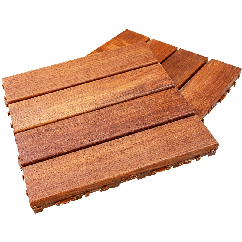 Baldosas para terrazas de madera Pisos para exteriores Baldosas para terrazas entrelazadas Clearhalo