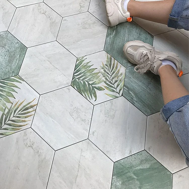 Baldosas de porcelana para pisos y paredes Baldosas contemporáneas para pisos y paredes de baño Blanco Clearhalo