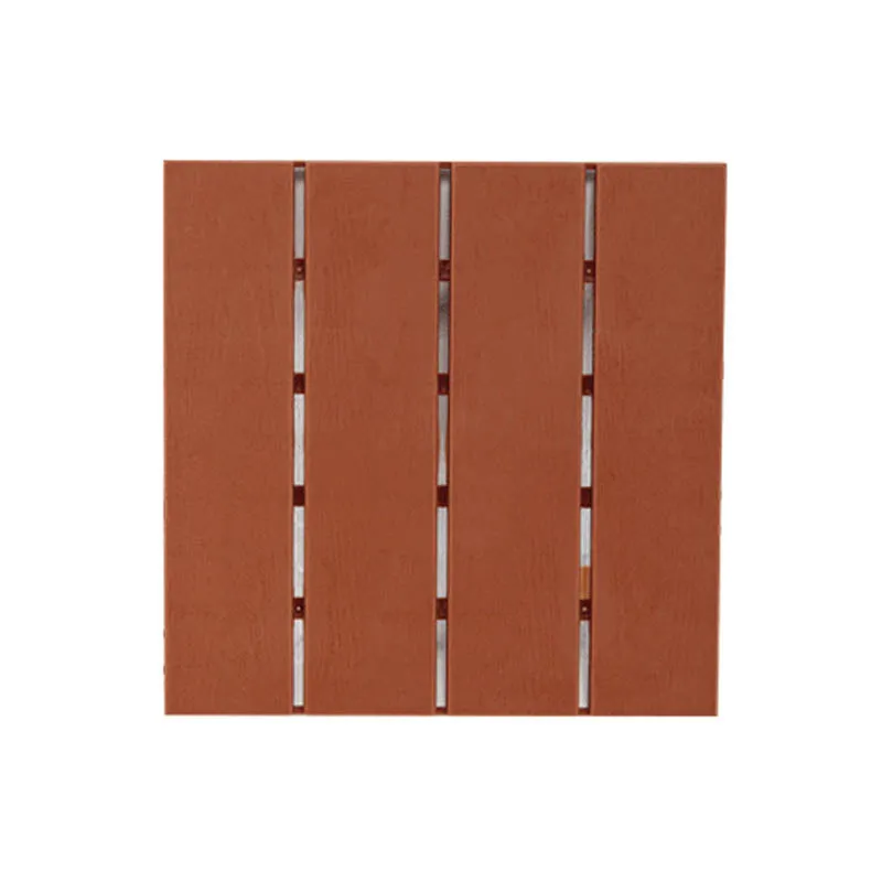 El Decking de madera moderno teja las tejas del suelo del patio del color sólido que entrelazan Clearhalo