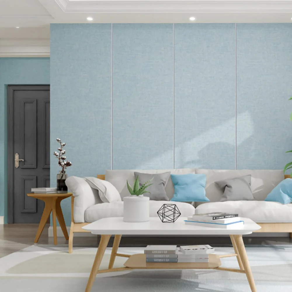 Diseño moderno de textura de techo de pared de lona con paneles contra salpicaduras de estaño Beis Clearhalo