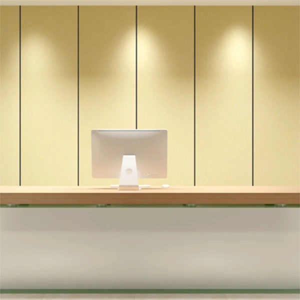 Diseño moderno de textura de techo de pared de lona con paneles contra salpicaduras de estaño Beis Clearhalo