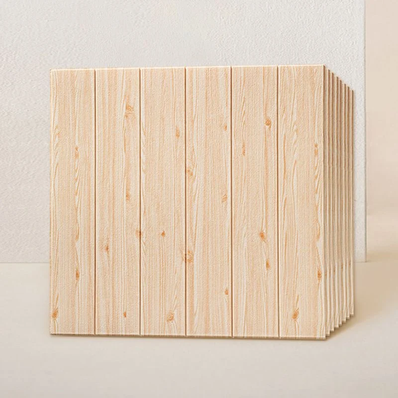 Juego de 2 paneles de madera para techo de pared lisa, paneles contra salpicaduras de estaño para granja Clearhalo