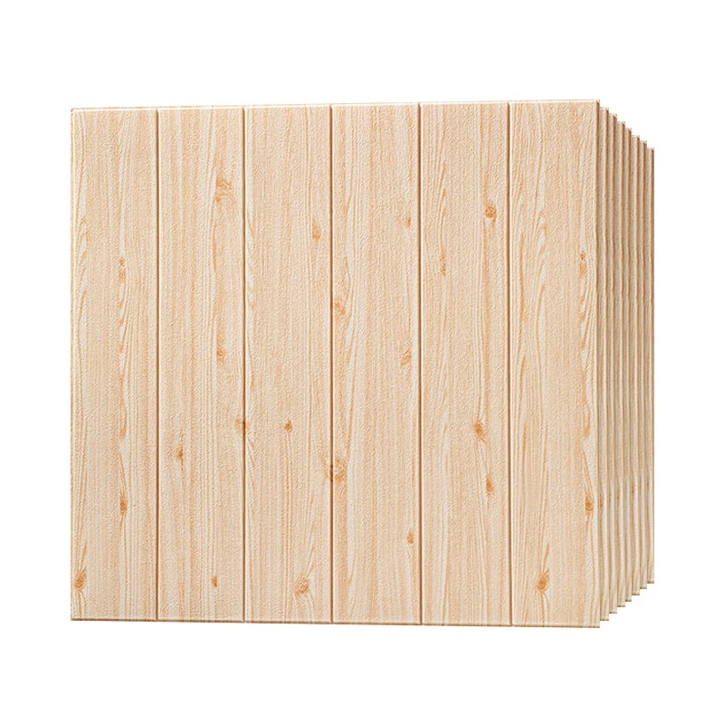 Juego de 2 paneles de madera para techo de pared lisa, paneles contra salpicaduras de estaño para granja Clearhalo
