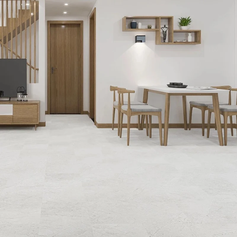 Laminado moderno resistente los arañazos con bloqueo de lengüeta y ranura de 4,2 mm de espesor Gris Clearhalo