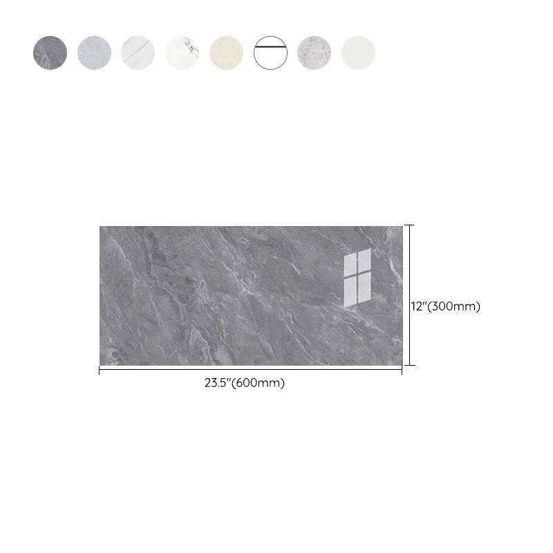 Marmoleado impermeable PVC Tin Backsplash Peel and Stick Panel de pared interior Gris Clearhalo