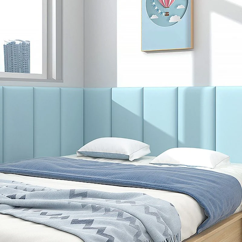 Panel de acceso la pared moderno, pelar y pegar, techo de pared liso e insonorizado para dormitorio Rosa Clearhalo