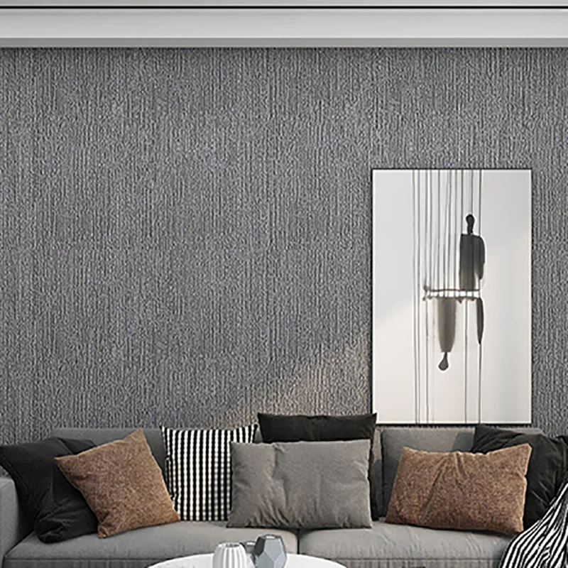 Panel 3D básico Paneles contra salpicaduras de color sólido para sala de estar Gris Clearhalo
