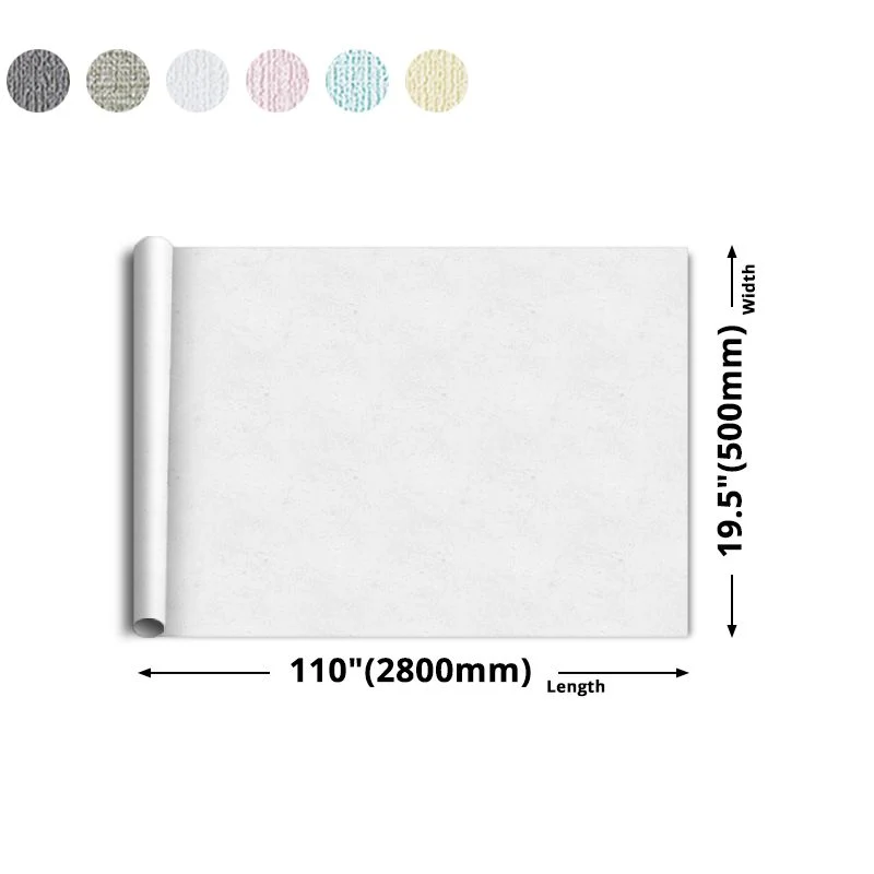 Panel de pared impermeable básico D Paneles contra salpicaduras en relieve para sala de estar Gris Clearhalo