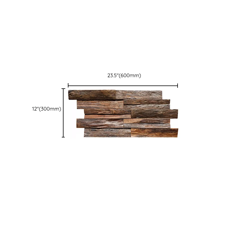 Panel de pared de madera maciza estilo granja, placa de pared para sala de estar, hogar comercial (paquete de 1) Marron Cl...