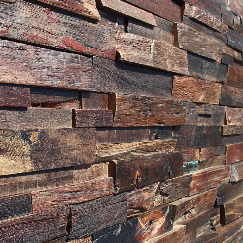 Panel de pared de madera maciza estilo granja, placa de pared para sala de estar, hogar comercial (paquete de 1) Marron Cl...