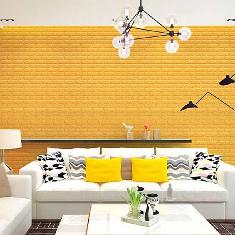 Panel de pared moderno PVC 3D Panel de acceso la pared impermeable autoadhesivo en relieve Blanco Clearhalo