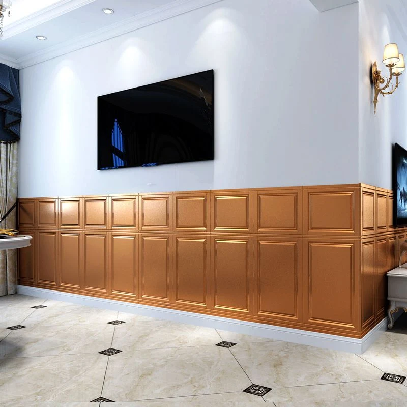 Panel de pared Placa de pared de sala de estar casera simple estilo 3D (paquete de 10) Verde Clearhalo