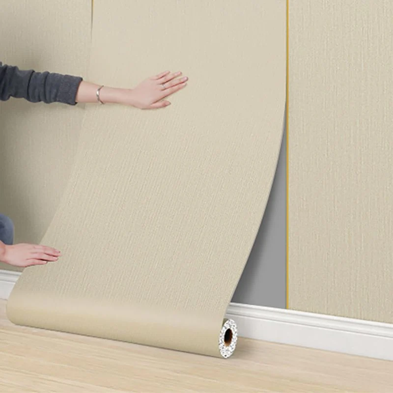 Panel de pared de PVC de estilo moderno, paneles de pared para sala de estar, pelados y pegados Blanco Clearhalo