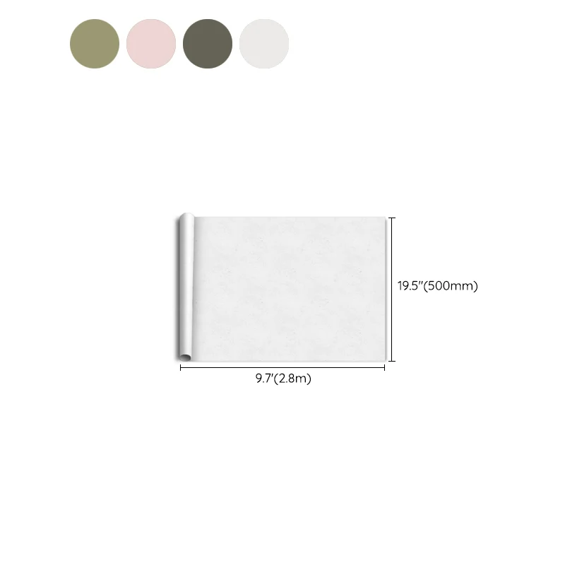 Panel de pared de PVC, revestimiento de paredes de textura mate de color puro, pelado y pegado, para sala de estar Rosa Cl...