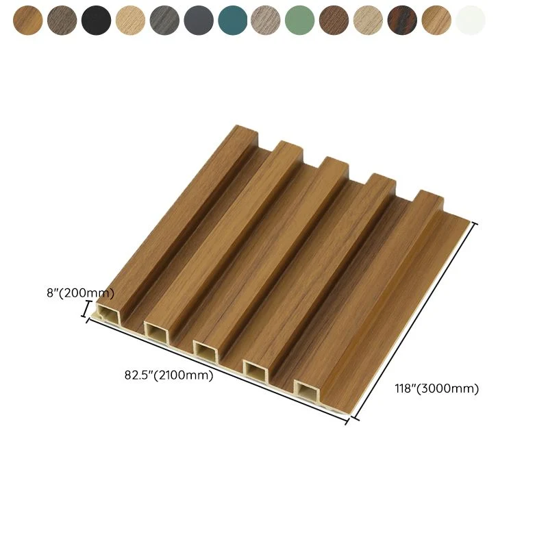 El panel de pared resistente al agua moderno interior ignífugo de madera del panel de pared de Shiplap Madera Clearhalo