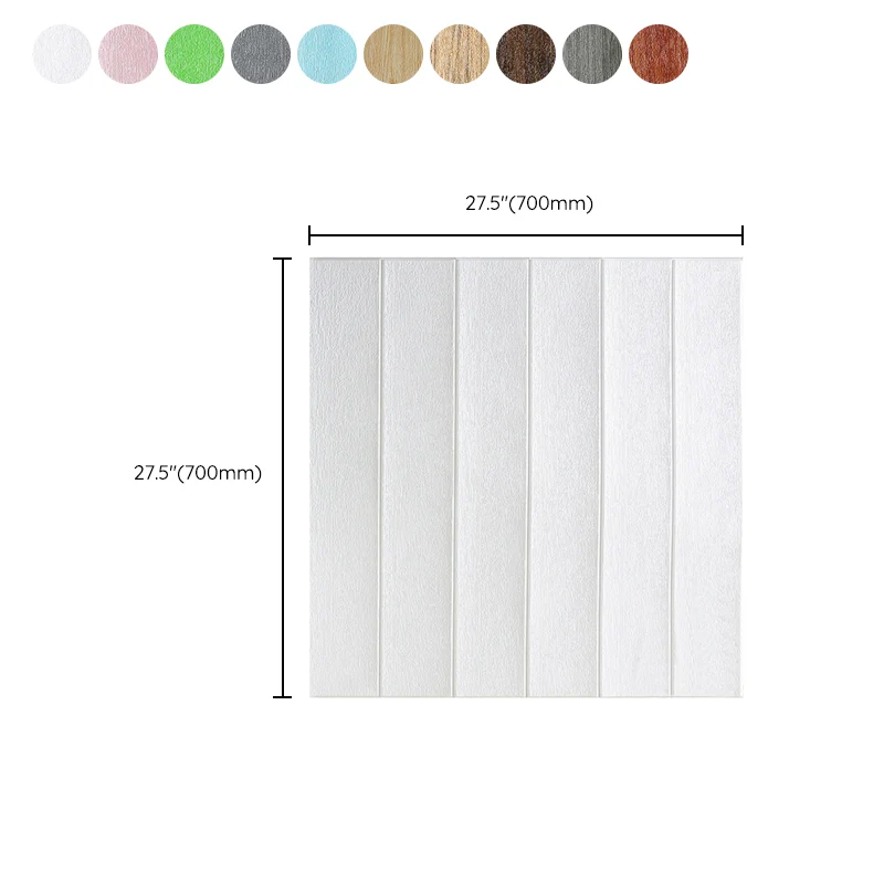 Panel de pared tradicional Panel de acceso la pared insonorizado autoadhesivo de PVC Verde Clearhalo